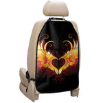 Fire Angel Wings Print Car Seat Organizers
