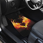 Fire Angel Wings Print Front and Back Car Floor Mats