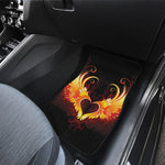 Fire Angel Wings Print Front Car Floor Mats