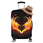 Fire Angel Wings Print Luggage Cover