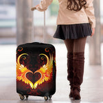 Fire Angel Wings Print Luggage Cover