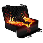 Fire Angel Wings Print Pet Car Back Seat Cover