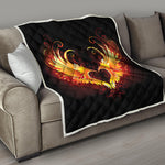 Fire Angel Wings Print Quilt