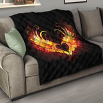 Fire Angel Wings Print Quilt