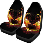 Fire Angel Wings Print Universal Fit Car Seat Covers