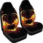 Fire Angel Wings Print Universal Fit Car Seat Covers