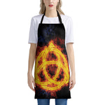 Fire Celtic Knot Print Apron