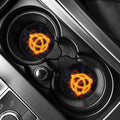 Fire Celtic Knot Print Car Coasters