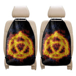 Fire Celtic Knot Print Car Seat Organizers