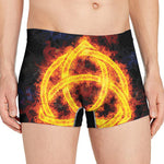 Fire Celtic Knot Print Men's Boxer Briefs