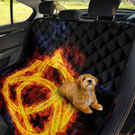 Fire Celtic Knot Print Pet Car Back Seat Cover