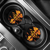 Fire Flame Burning Print Car Coasters