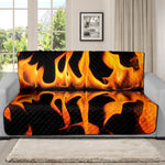 Fire Flame Burning Print Futon Protector