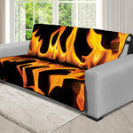 Fire Flame Burning Print Futon Protector