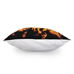 Fire Flame Burning Print Pillow Cover