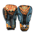 Fire Punk Devil Print Boxing Gloves