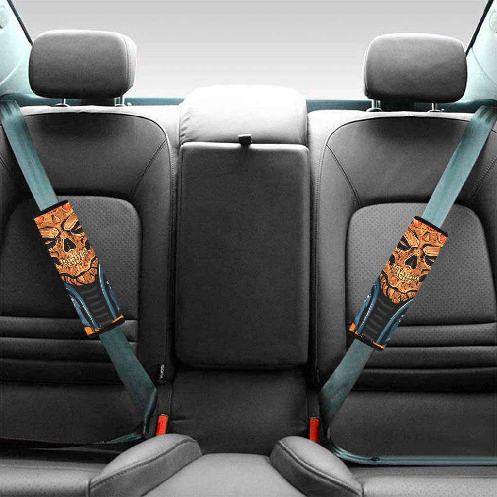 Fire Punk Devil Print Car Seat Belt Covers