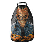 Fire Punk Devil Print Car Seat Organizers
