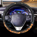 Fire Punk Devil Print Car Steering Wheel Cover