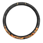 Fire Punk Devil Print Car Steering Wheel Cover
