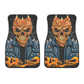 Fire Punk Devil Print Front Car Floor Mats