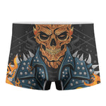 Fire Punk Devil Print Men's Boxer Briefs