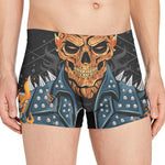 Fire Punk Devil Print Men's Boxer Briefs