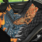 Fire Punk Devil Print Pet Car Back Seat Cover