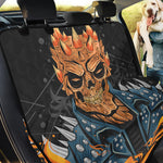 Fire Punk Devil Print Pet Car Back Seat Cover