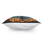 Fire Punk Devil Print Pillow Cover