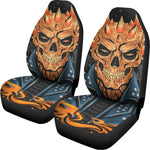 Fire Punk Devil Print Universal Fit Car Seat Covers