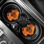 Fire Skull Print Car Coasters