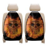 Fire Skull Print Car Seat Organizers