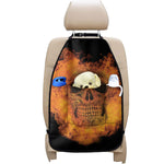 Fire Skull Print Car Seat Organizers