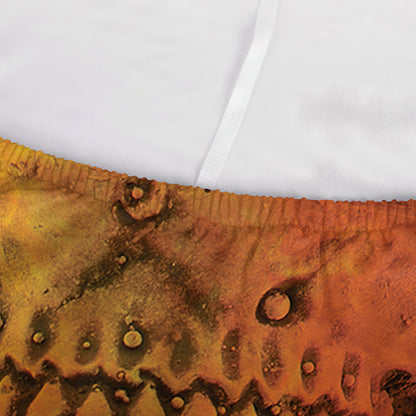 Fire Skull Print Sofa Cover