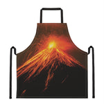 Fire Volcano Print Apron