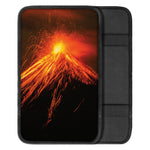Fire Volcano Print Car Center Console Cover