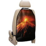Fire Volcano Print Car Seat Organizers