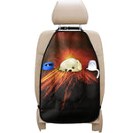 Fire Volcano Print Car Seat Organizers