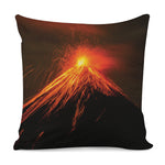 Fire Volcano Print Pillow Cover