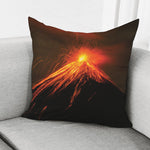 Fire Volcano Print Pillow Cover