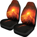 Fire Volcano Print Universal Fit Car Seat Covers