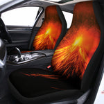 Fire Volcano Print Universal Fit Car Seat Covers