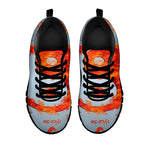 Fire Yin Yang Chinese Zodiac Print Black Sneakers