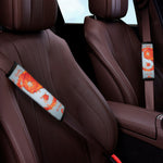Fire Yin Yang Chinese Zodiac Print Car Seat Belt Covers