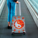 Fire Yin Yang Chinese Zodiac Print Luggage Cover