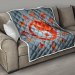 Fire Yin Yang Chinese Zodiac Print Quilt