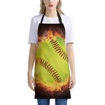 Fireball Softball Print Apron