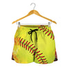 Fireball Softball Print Women's Shorts