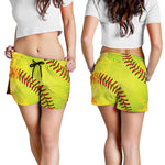 Fireball Softball Print Women's Shorts